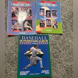 Lot of 3 MLB Baseball Superstars & Megastars Album Magazines Scholastic